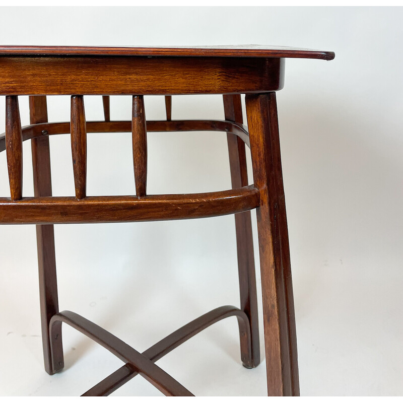 Vintage pedestal table by Jacob and Josef Kohn for Gustav Siegel