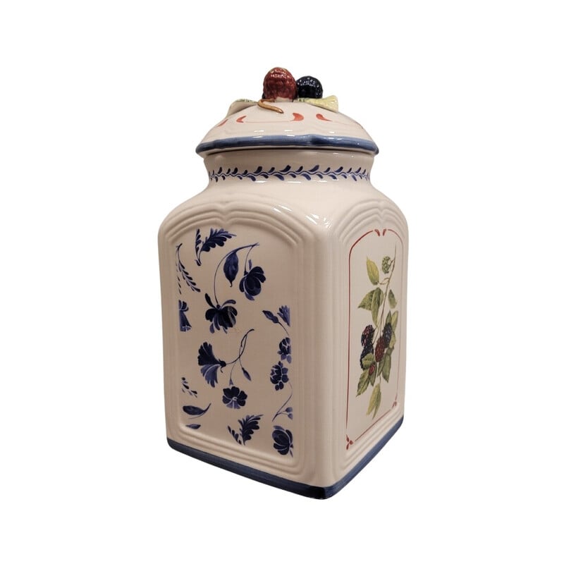 Pot vintage "Cottage Charm" hermétique en porcelaine pour Villeroy et Boch, Allemagne
