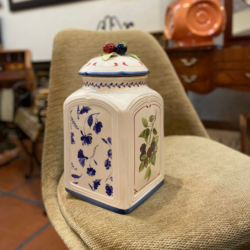 Hermetischer Vintage "Cottage Charm" Topf aus Porzellan für Villeroy und Boch, Deutschland