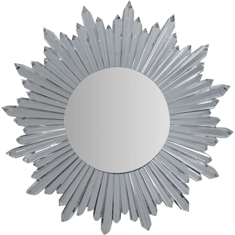 Miroir vintage en forme d'étoile pour Baccarat