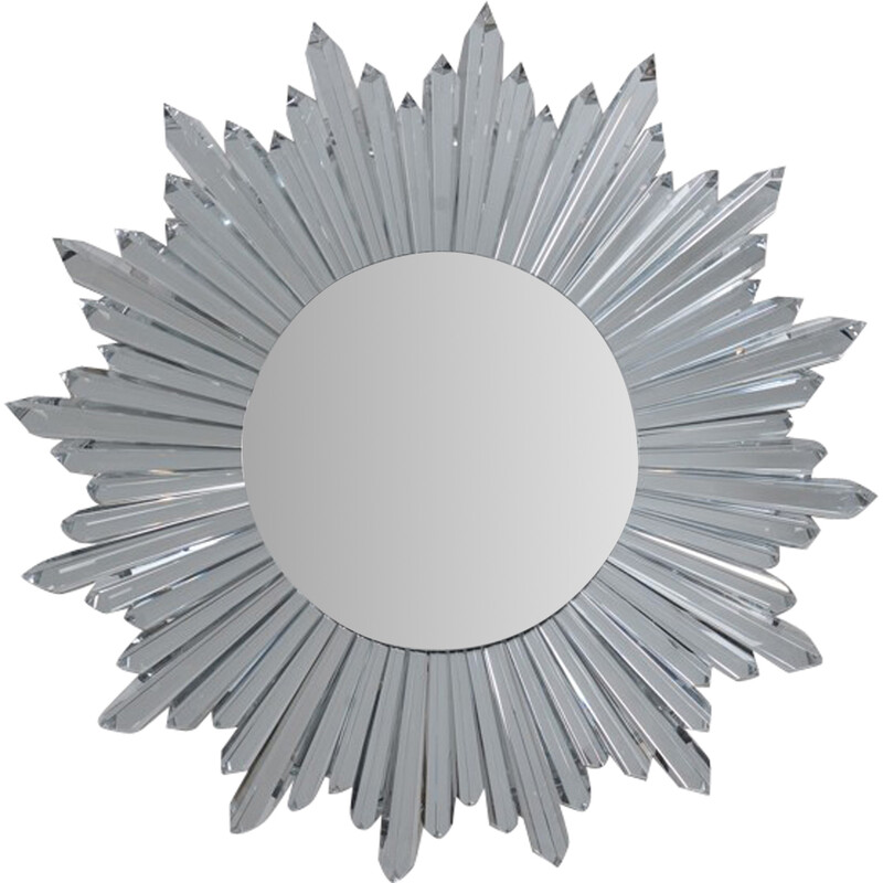 Vintage star-shaped mirror for Baccarat