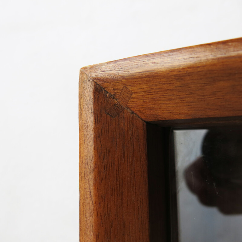 Mid century bookcase in Teak and Glass by Herbert Gibbs - 1960s