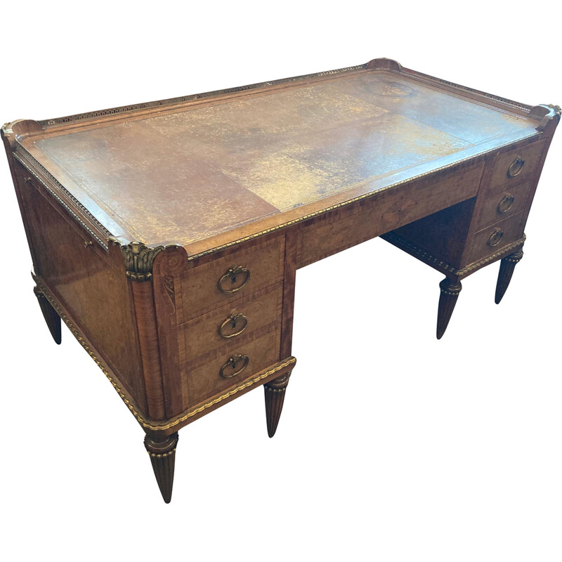 Vintage Art Deco desk by Dufrene Maurice