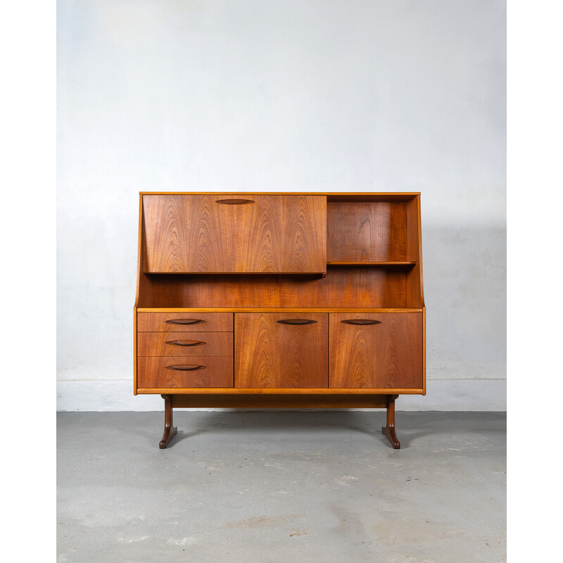 Vintage teak and afromosia high sideboard by Frank Guille, 1970