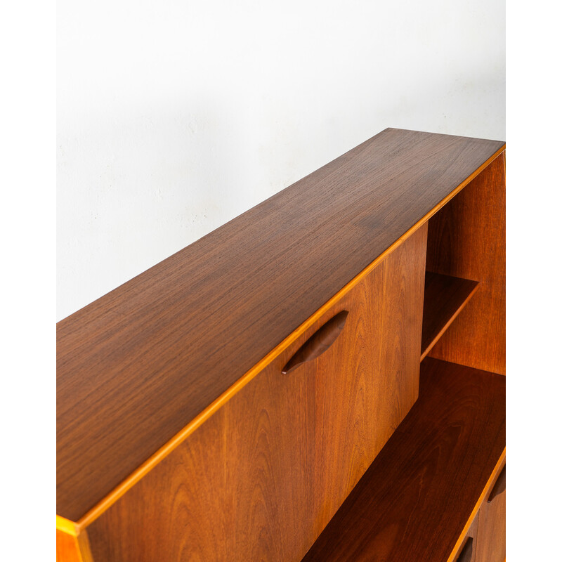 Vintage teak and afromosia high sideboard by Frank Guille, 1970