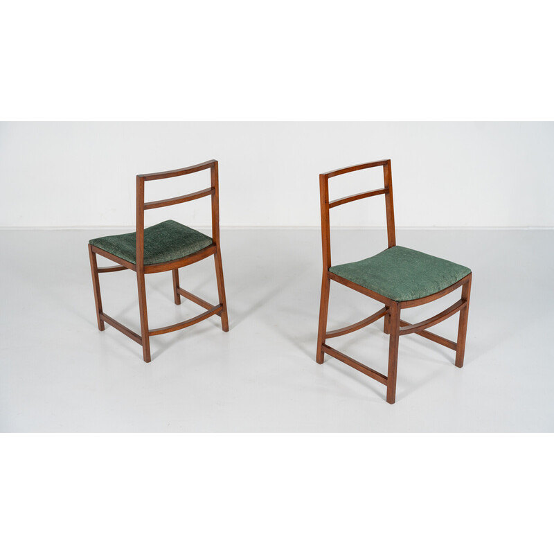 Set of 8 vintage dining chairs by Renato Venturi for Mim, 1950