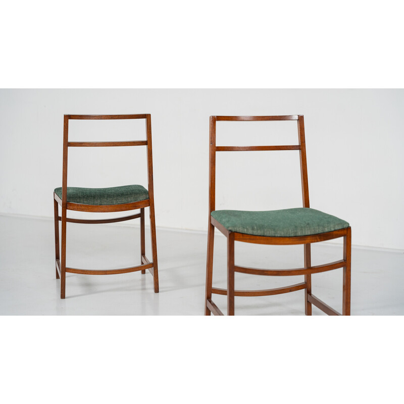 Set of 8 vintage dining chairs by Renato Venturi for Mim, 1950