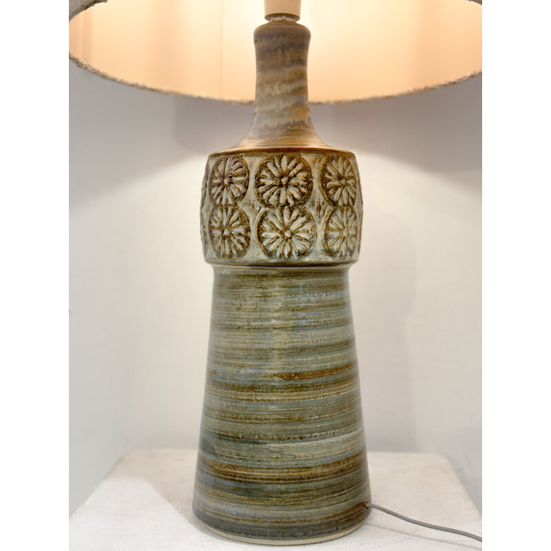 Lámpara de mesa de cerámica vintage, Dinamarca