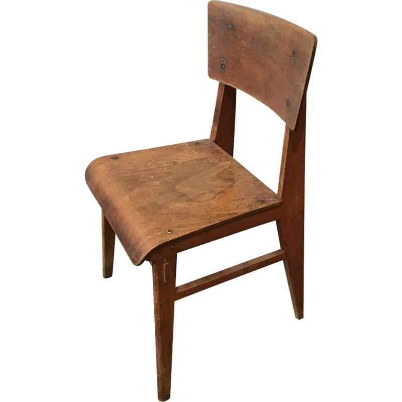 "Tout bois" chair by Jean Prouvé - 1940s