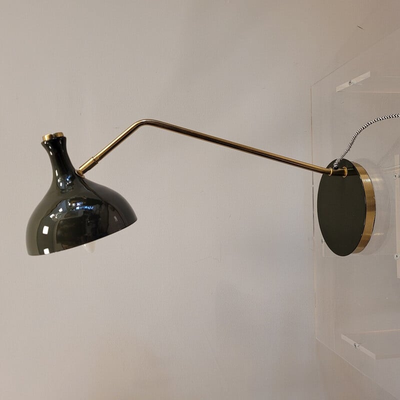 Lampada da tavolo vintage in ferro modello Olive