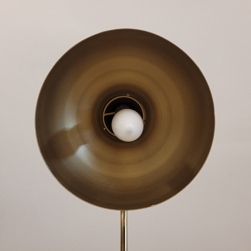 Vintage Olijf model ijzeren tafellamp