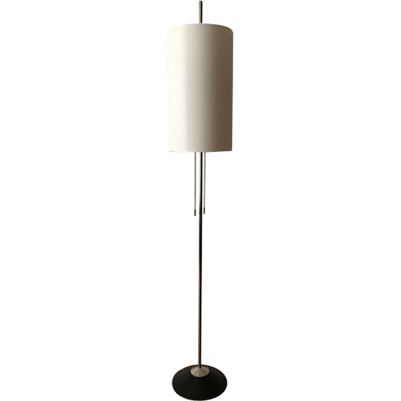 Vintage Arlus floor lamp in metal and cast iron with 4 lights, 1964