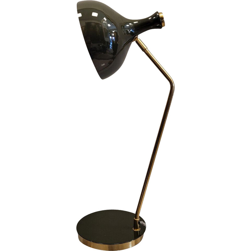 Vintage Olive model iron table lamp