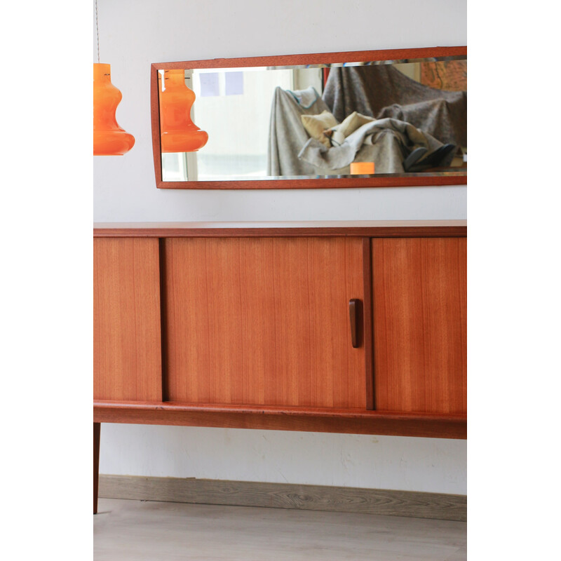 Vintage teak sideboard by Gaston Poisson, France 1960