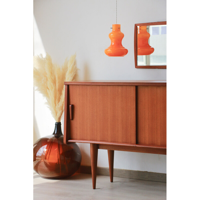 Vintage teak sideboard by Gaston Poisson, France 1960