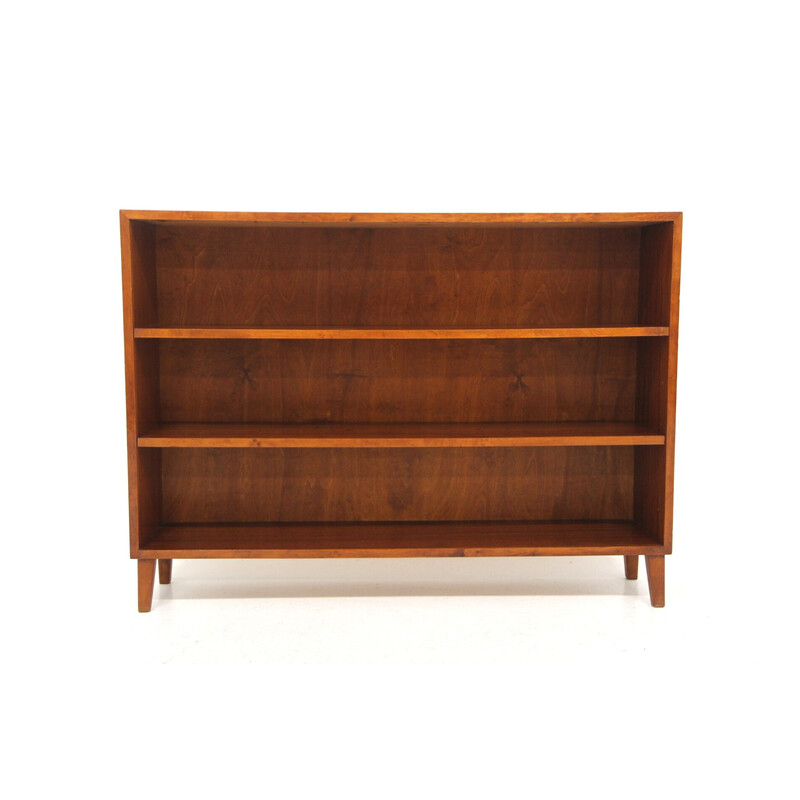 Vintage mahogany bookcase, Sweden 1960