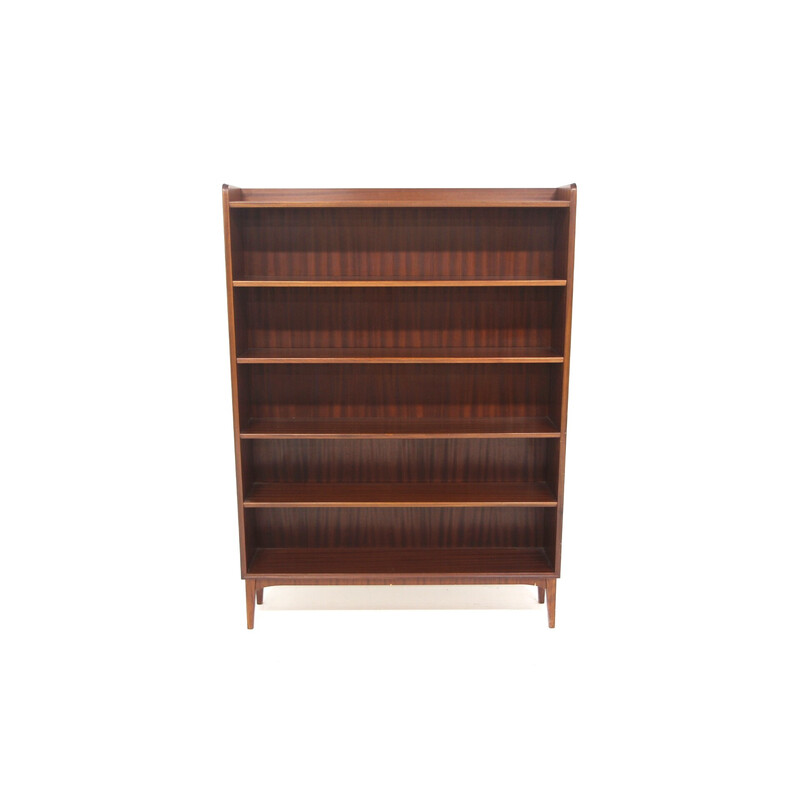 Vintage mahogany bookcase, Sweden 1960