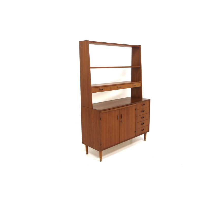 Vintage teak secretary, Sweden 1960