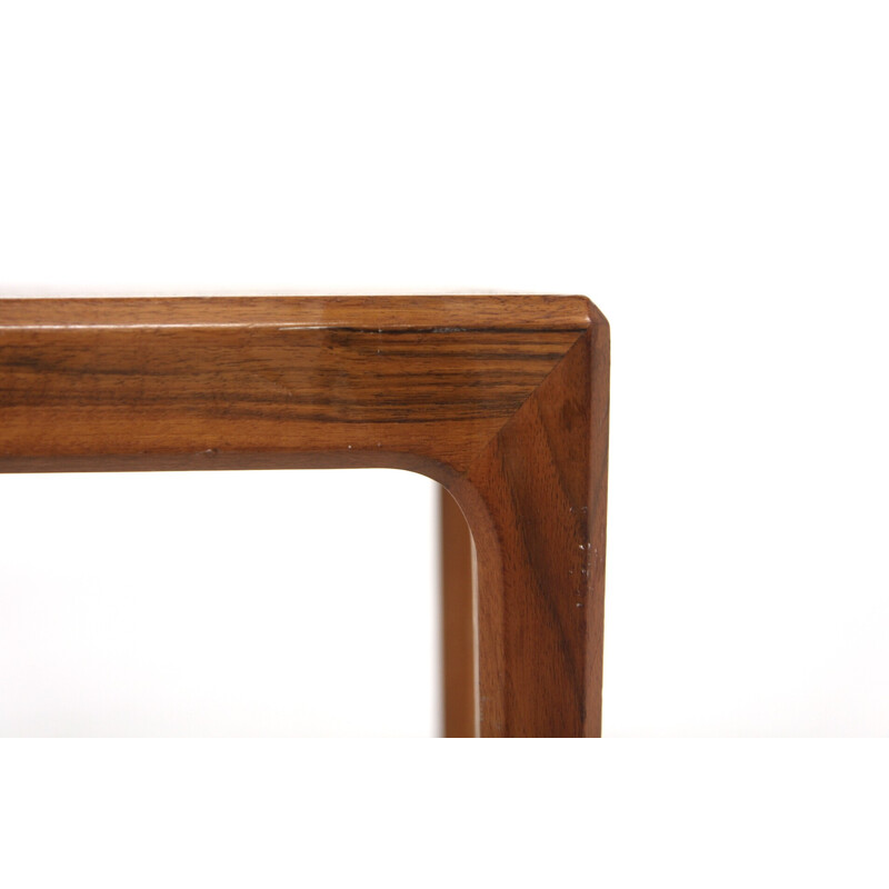 Vintage walnut side table by Bertil Fridhagen for Bodafors, Sweden 1960