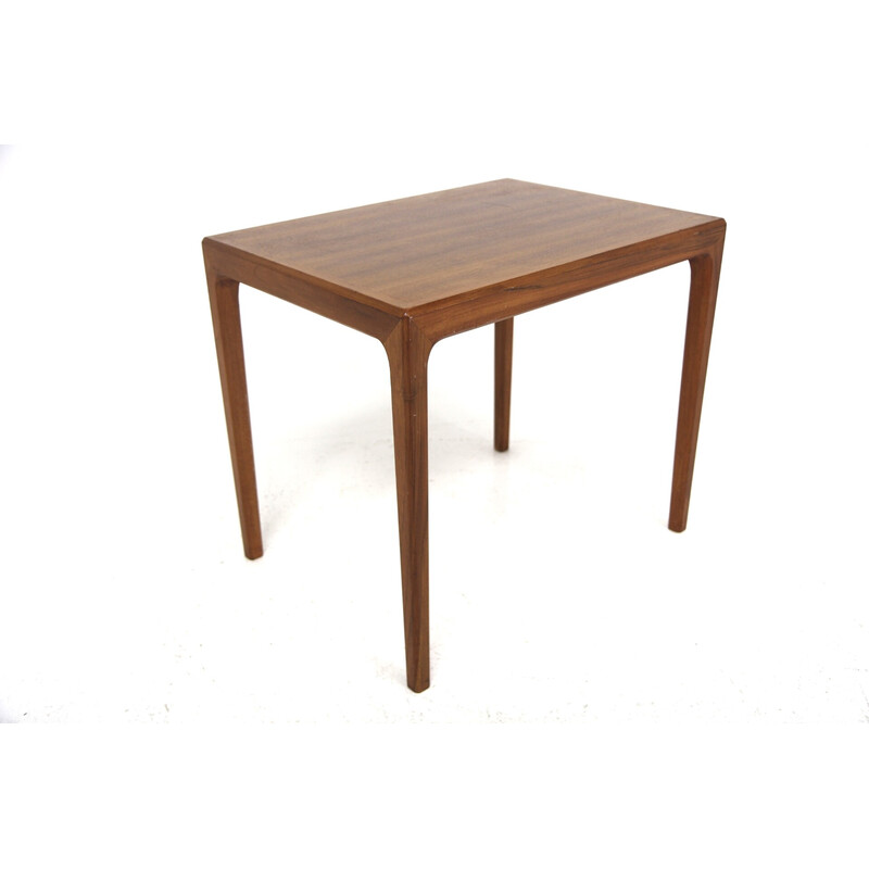 Table d'appoint vintage en noyer par Bertil Fridhagen pour Bodafors, Suède 1960