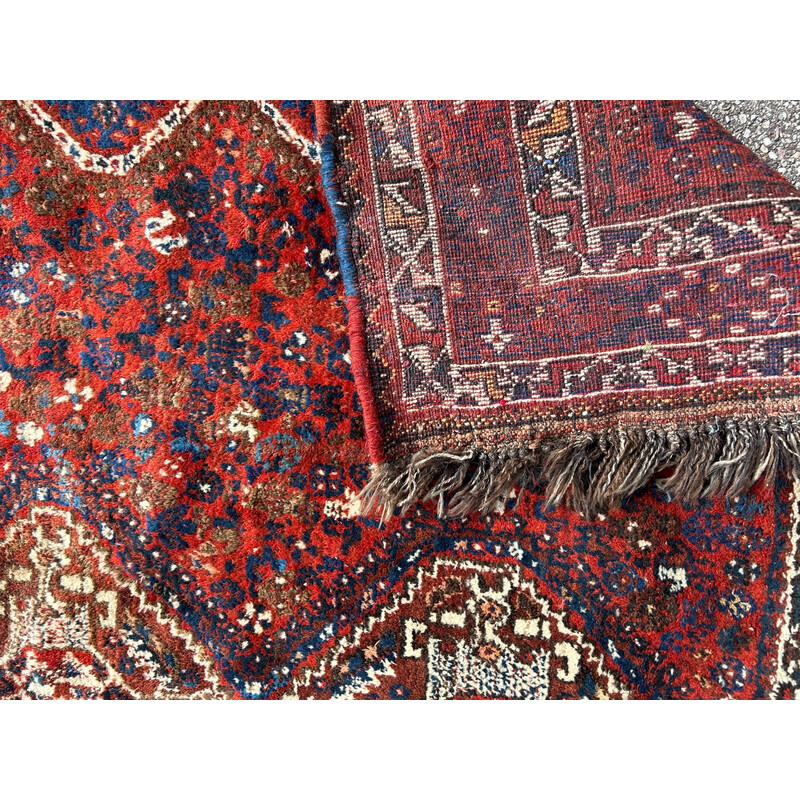 Tapis oriental vintage en laine noué main, 1970