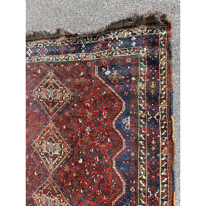 Handgeknüpfter Vintage-Orientteppich aus Wolle, 1970