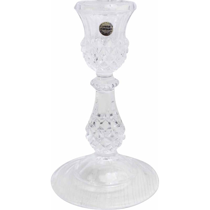 Vintage-Kristall-Kerzenhalter für Cristal d'Arques, 1960