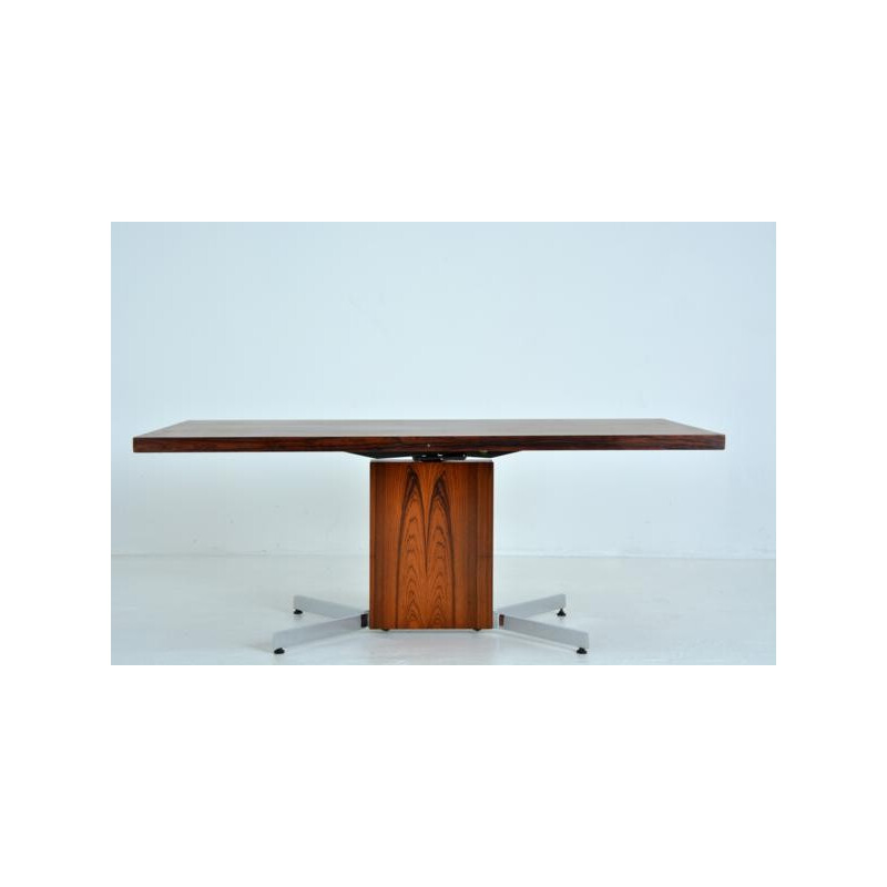 Up and down rosewood dining table - 1960s