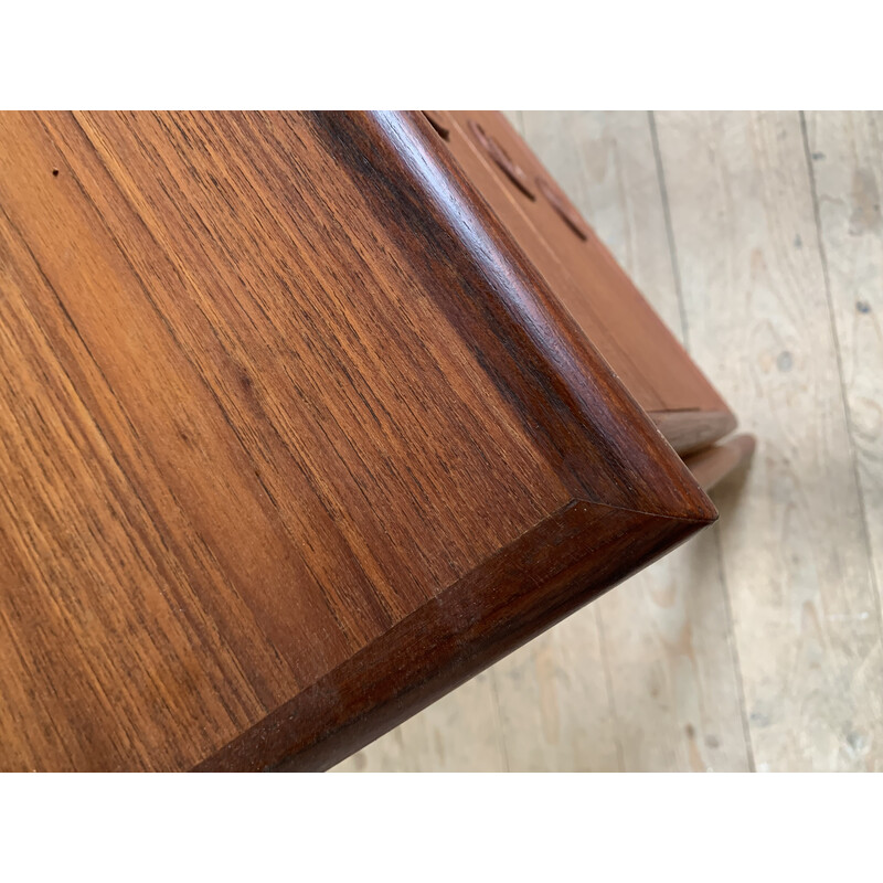 Vintage teak desk by G.V Gasvig