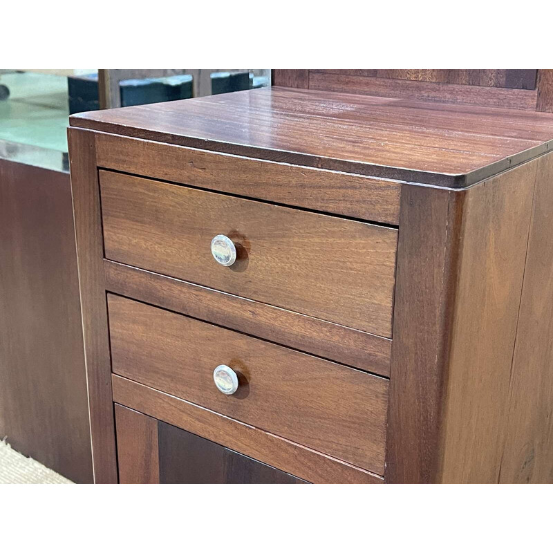 Vintage Art Deco mahogany dressing table, 1930