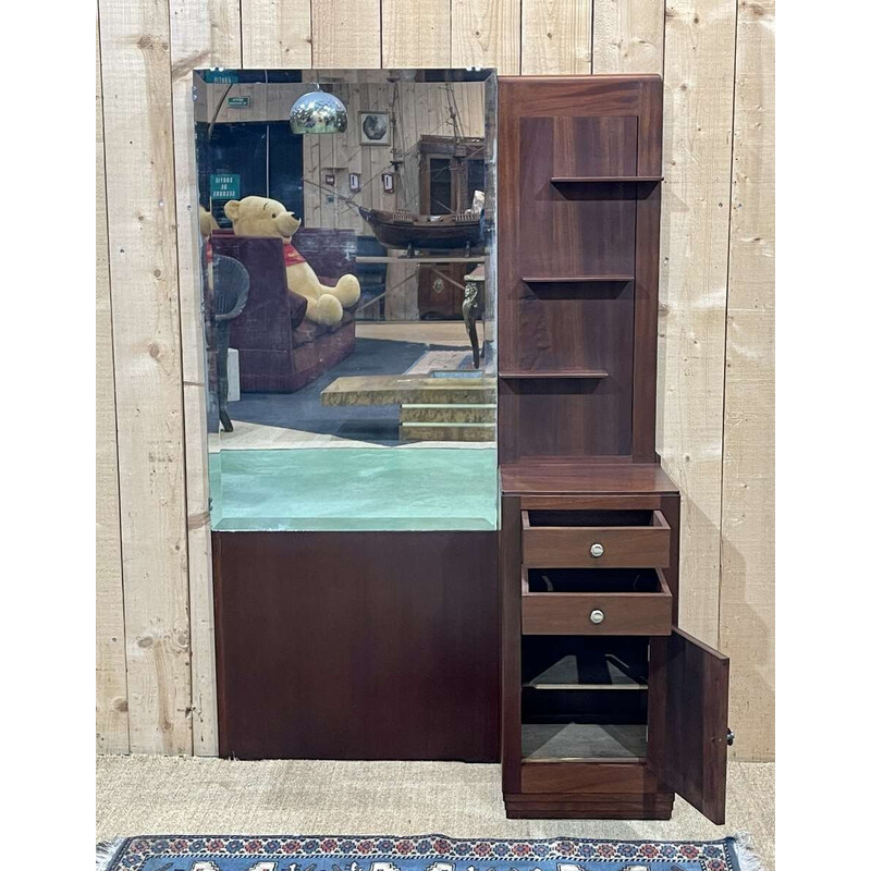 Vintage Art Deco mahogany dressing table, 1930