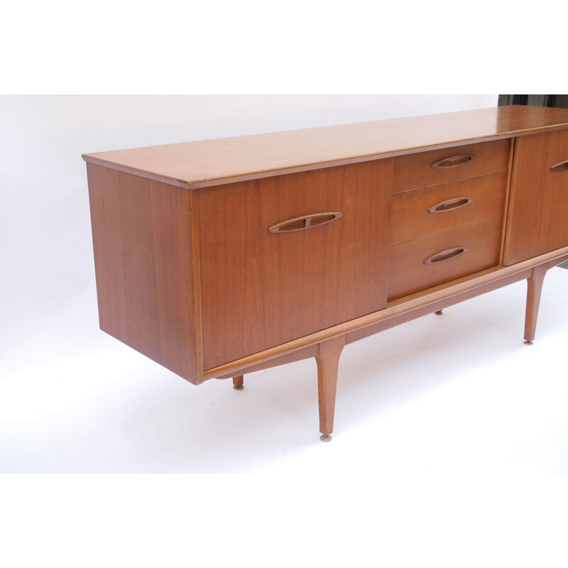 Scandinavian sideboard with sliding doors - 1960s