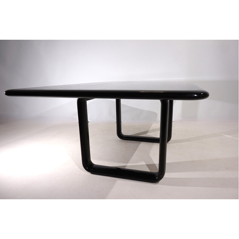 Vintage solid wood dining table by Burkhard Vogtherr for Rosenthal, 1970