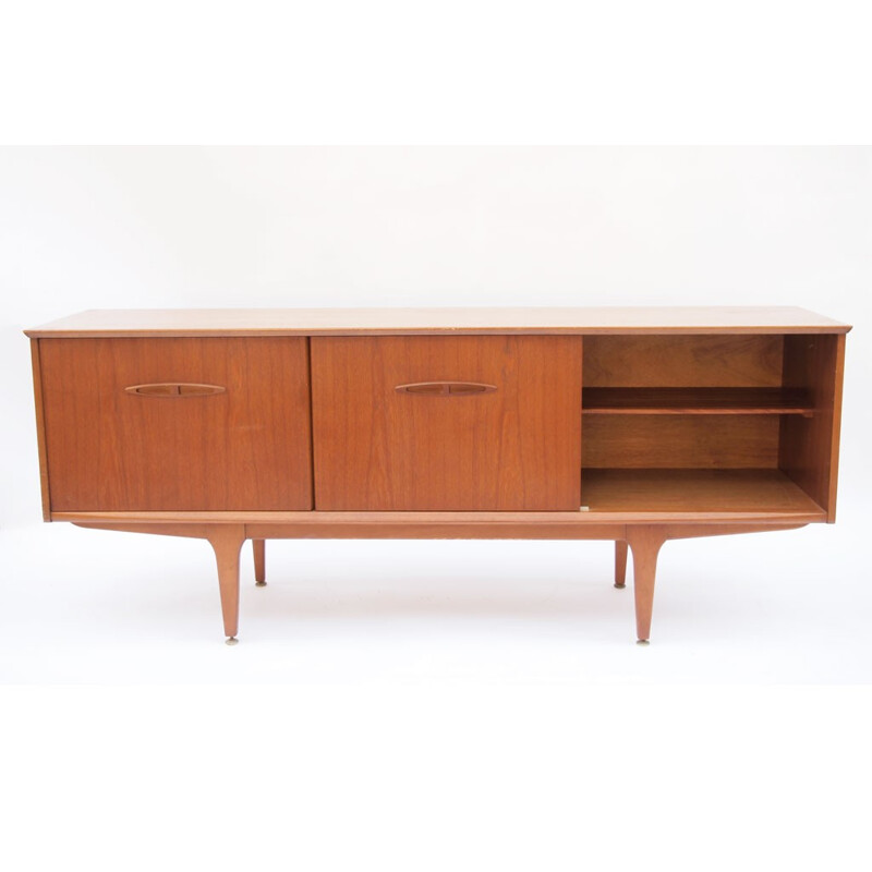 Scandinavian sideboard with sliding doors - 1960s