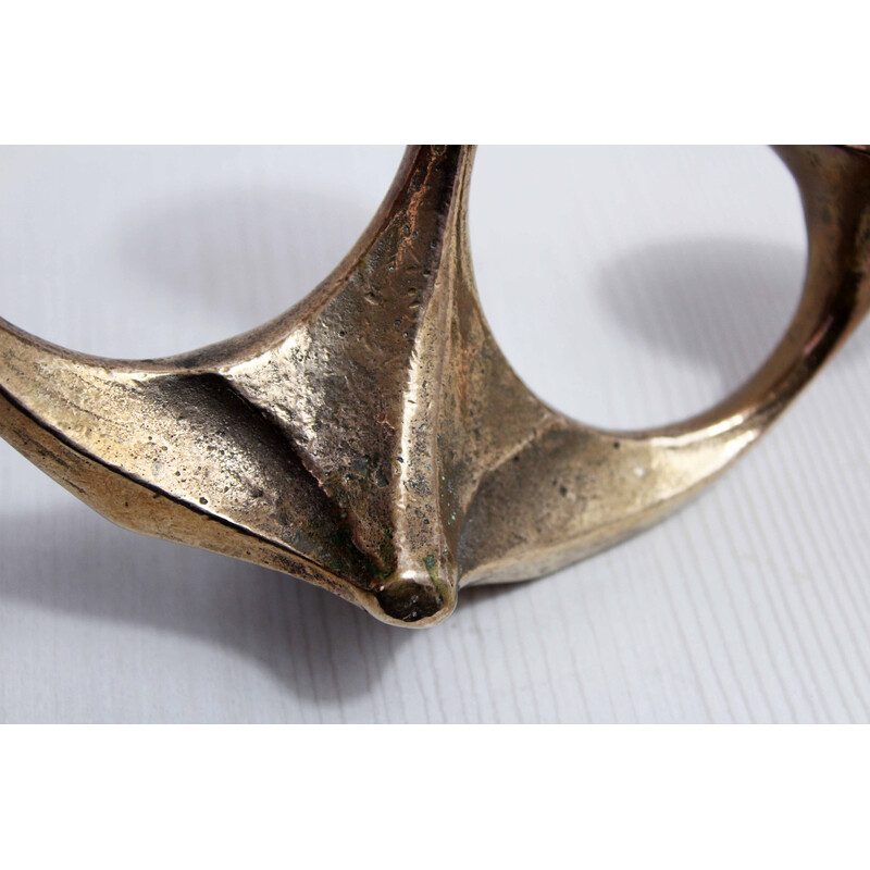 Candelabro vintage de bronce para La Maison Harjes