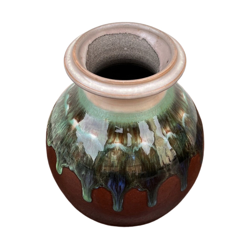 Vase vintage en céramique par Łysa Góra pour Kamionka, Pologne 1960