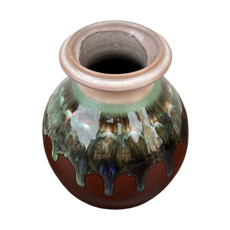 Vintage ceramic vase by Łysa Góra for Kamionka, Poland 1960
