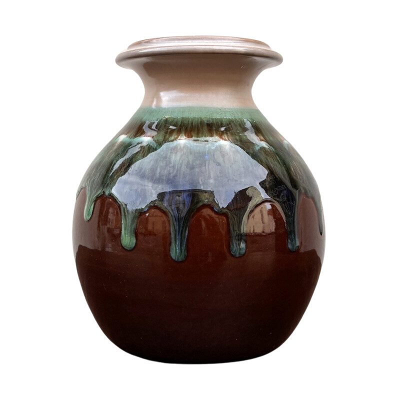Vase vintage en céramique par Łysa Góra pour Kamionka, Pologne 1960