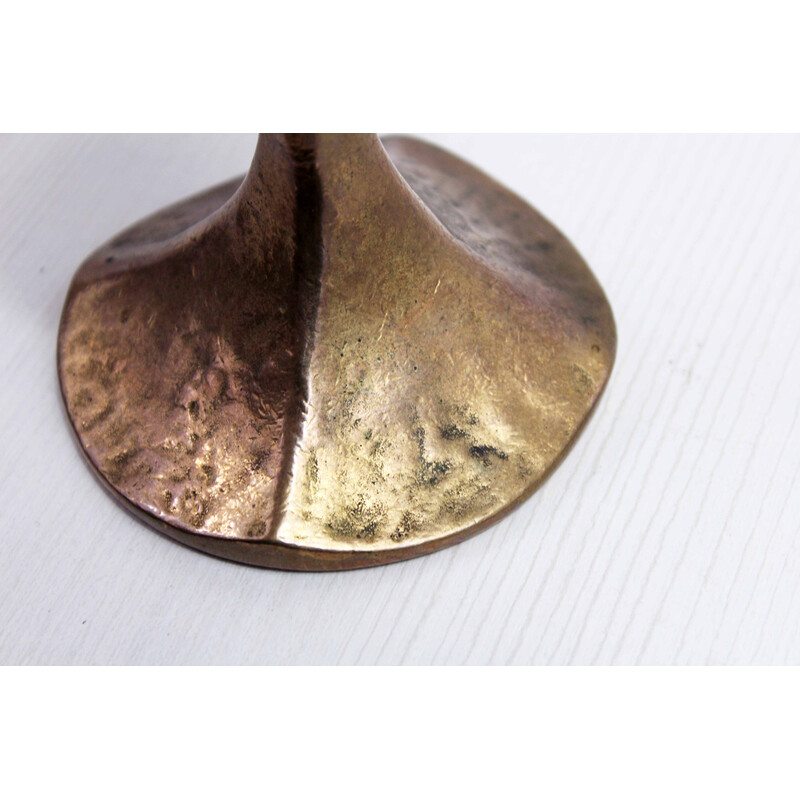 Vintage bronzen kandelaar voor Harjes