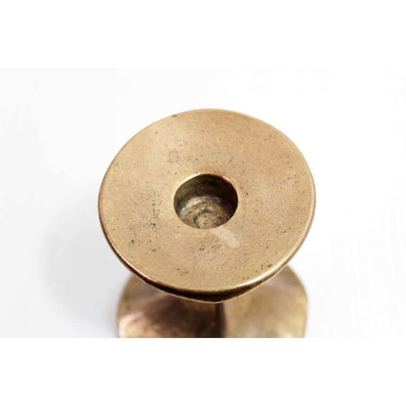 Vintage bronzen kandelaar voor Harjes