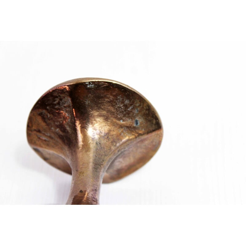 Castiçal de bronze vintage para Harjes