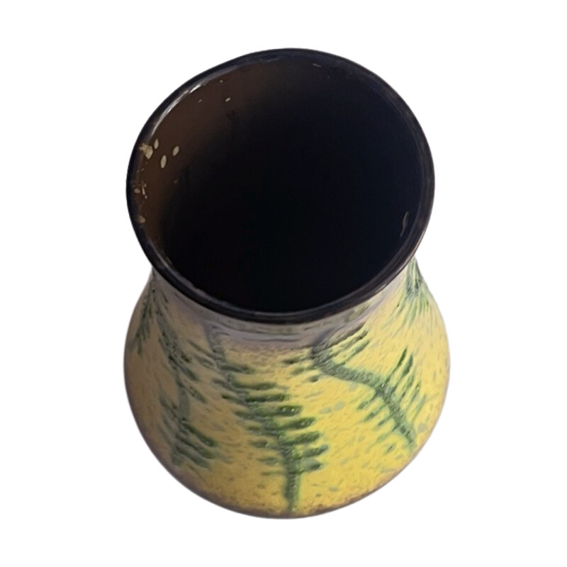 Vase vintage en céramique pour Strehla Keramik, Allemagne 1960