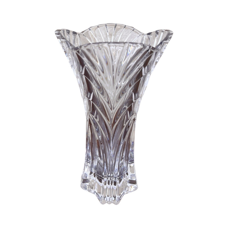 Vaso di cristallo vintage per Noritake Bleikristall Germania 1970