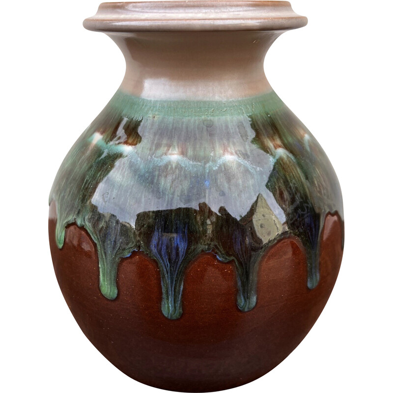 Vase vintage en céramique par Łysa Góra pour Kamionka, Pologne 1960