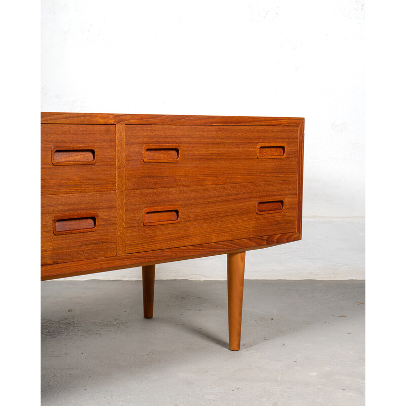 Commode vintage en bois de teck par Carlo Jensen pour Hundevad et Co., Danemark 1960