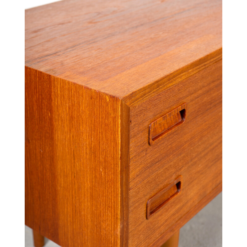 Vintage teak wood chest of drawers by Carlo Jensen for Hundevad and Co., Denmark 1960