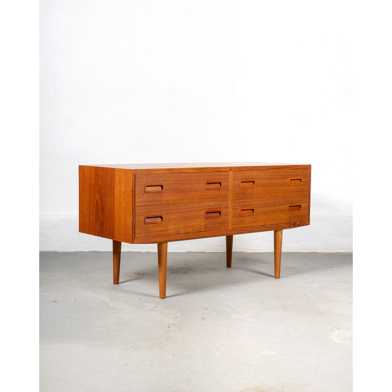 Commode vintage en bois de teck par Carlo Jensen pour Hundevad et Co., Danemark 1960