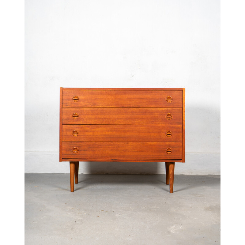 Commode vintage en bois de teck, Danemark 1960