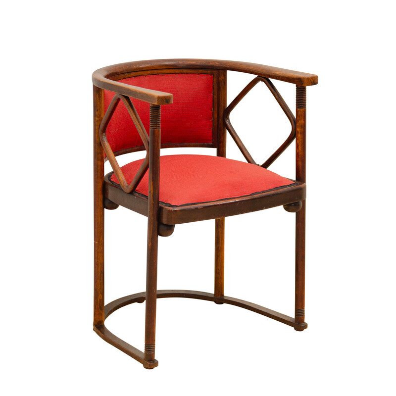 Vintage bentwood chair by Josef Hoffmann for “Cabaret Fledermaus”, 1905