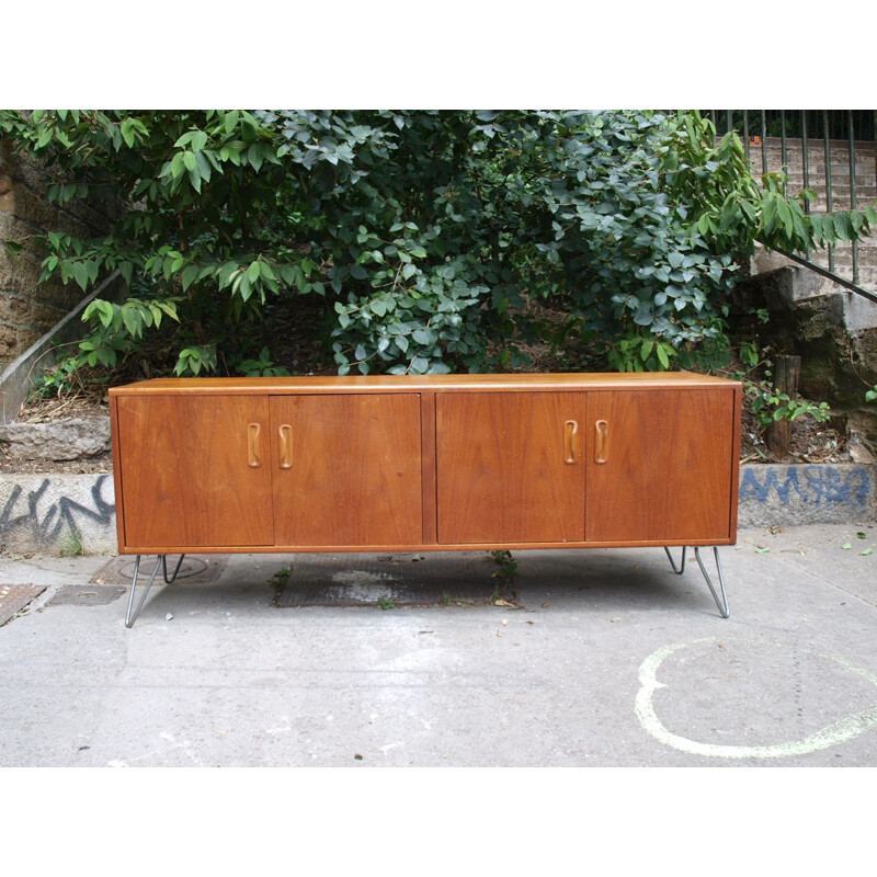 G-Plan teak sideboard hairpin legs - 1960s